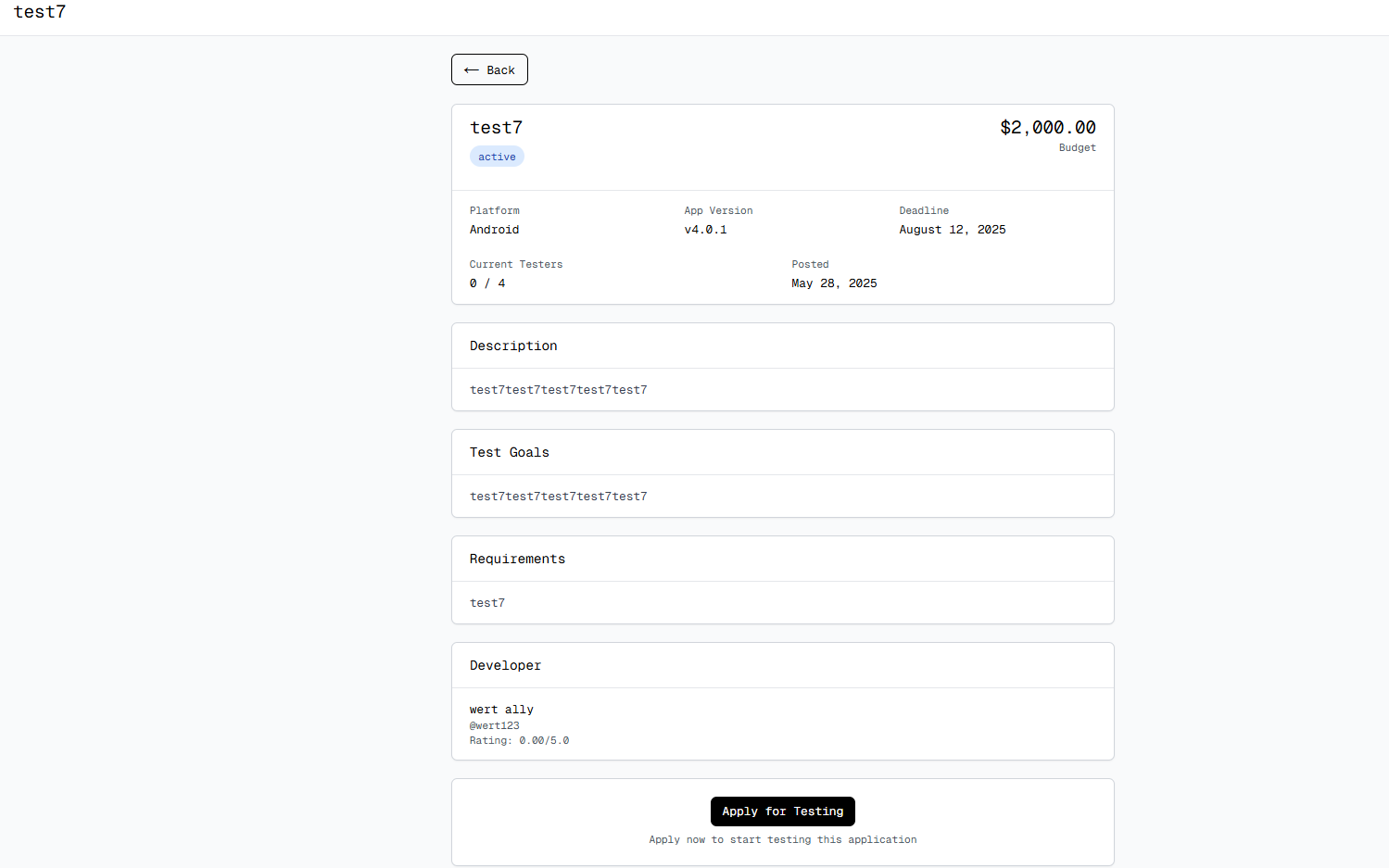 Project Details