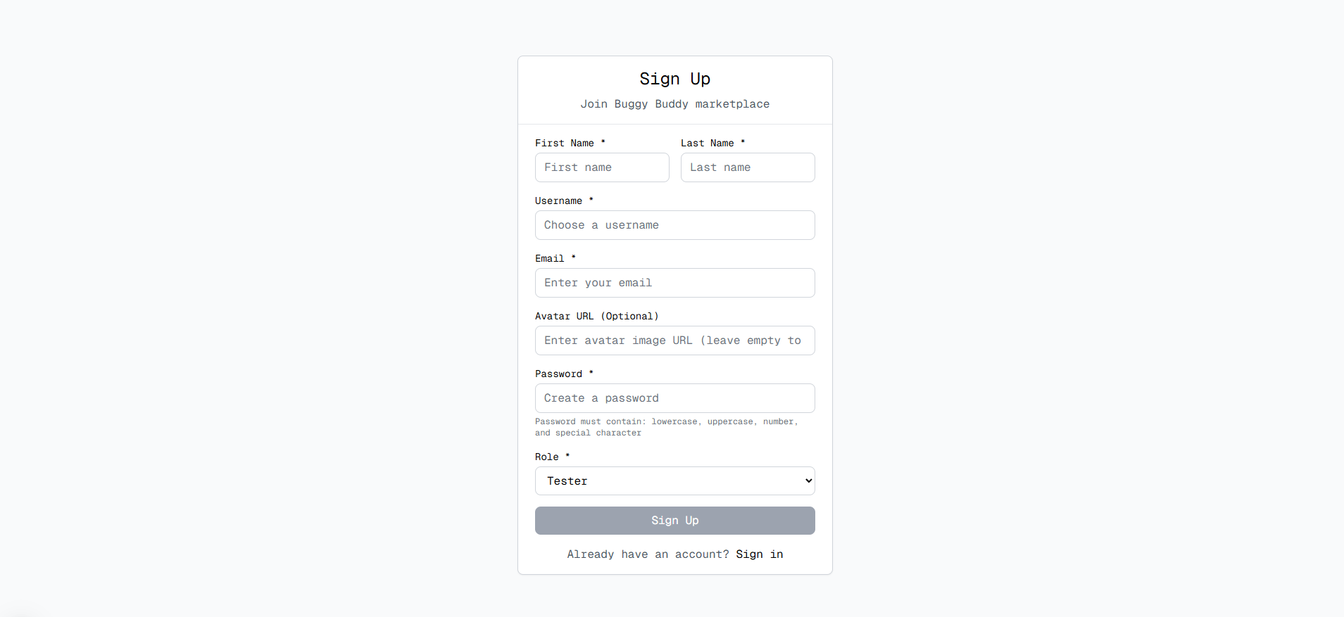 Registration
